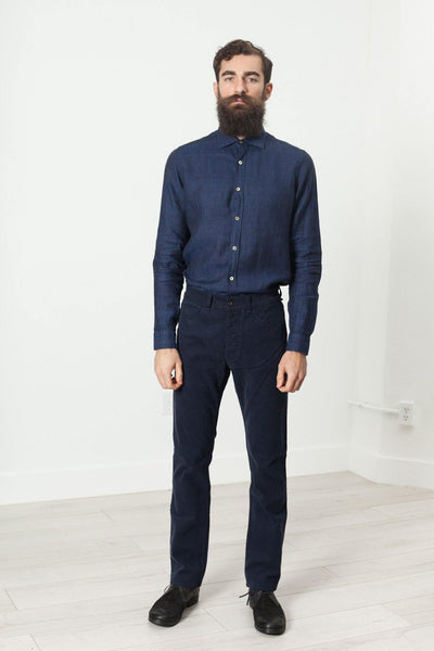 Alex Twill Pant in Navy - testlinhnguyen1